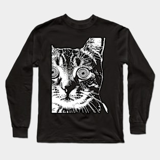 Psychedelic Cat Long Sleeve T-Shirt